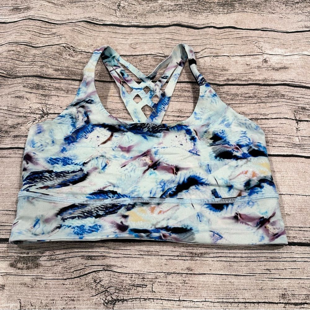 Lululemon Mind over Miles Sports Bra in Exposure Multi Size 8